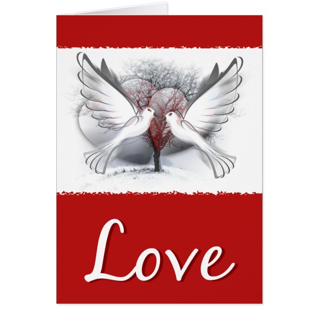 Wedding Doves Cards (Front)