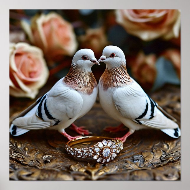 Wedding Doves Poster (Front)