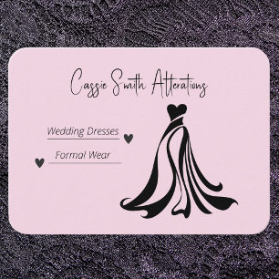Wedding Dress Alterations Business Card