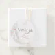 Wedding Dress and Bow Bridal Shower Thank You Favor Tags | Zazzle