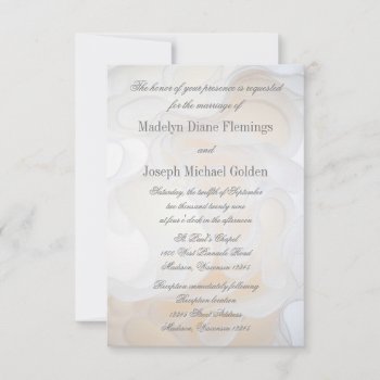 Wedding Dress Background - 3x5 Wedding/reception Invitation by Midesigns55555 at Zazzle