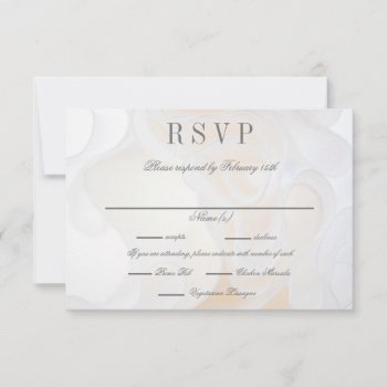 Wedding Dress Background - Rsvp Invitation by Midesigns55555 at Zazzle