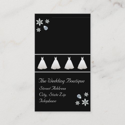 Wedding Dress Boutique Business Card