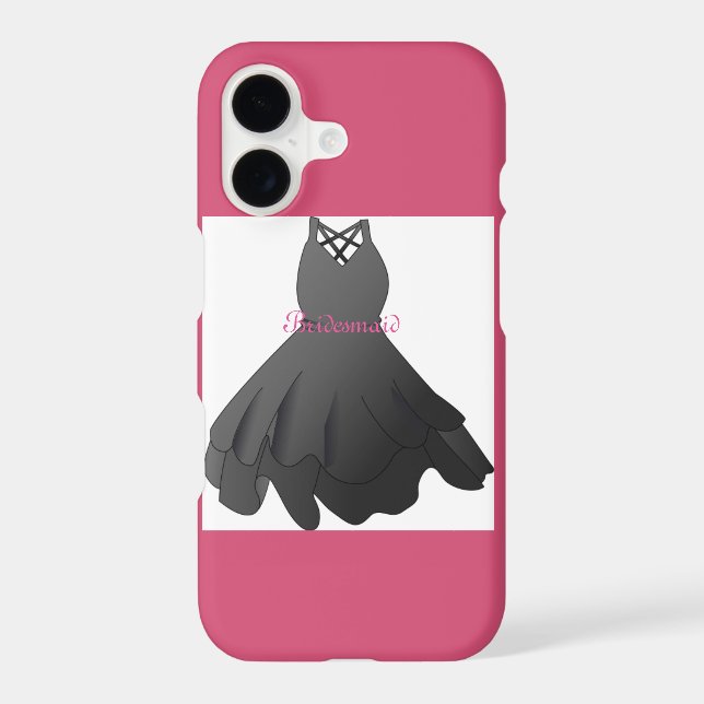 Wedding Dress Bridesmaid Case-Mate iPhone Case (Back)