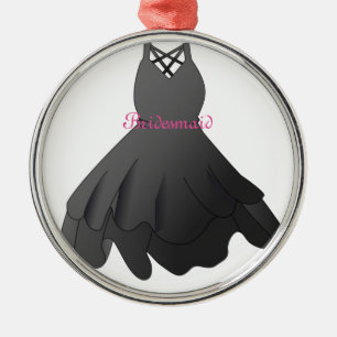 Wedding Dress Bridesmaid Christmas Ornament