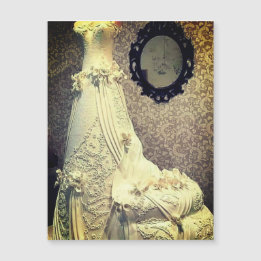 Wedding Dress Cake Photography Magnetic Invitation