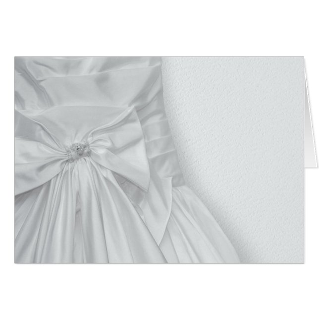 Wedding dress cards (Front Horizontal)