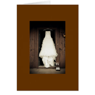 wedding dress cards