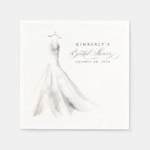 Wedding Dress Dreamy Elegant Boho Napkins
