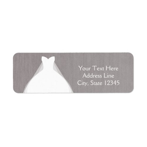 Wedding Dress Modern Glamour Bridal Shower Grey Label