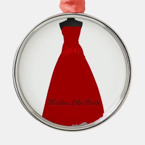 Wedding Dress Mother of the Bride Ornament