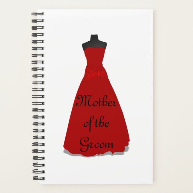 Wedding Dress Mother of the Groom Planner (Front)