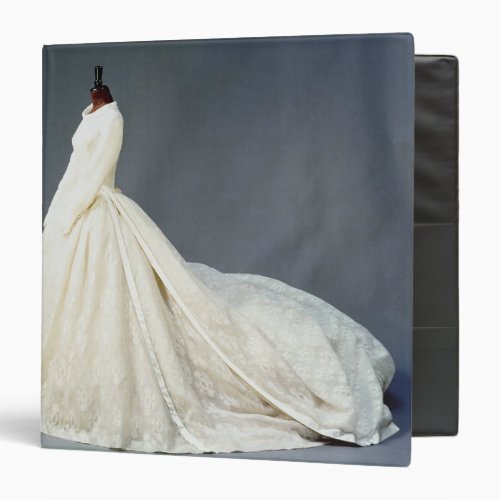 Wedding dress of Katharine Worsley 3 Ring Binder