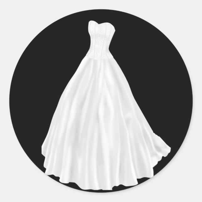 Wedding Dress Stickers (Front)