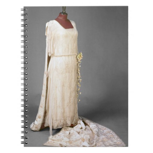 Wedding dress worn by Mary Princess Royal 1922 Notebook