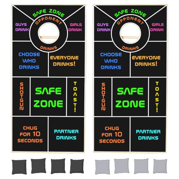 Wedding Drinking Gaming Cornhole Set