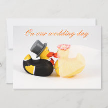 Wedding ducks