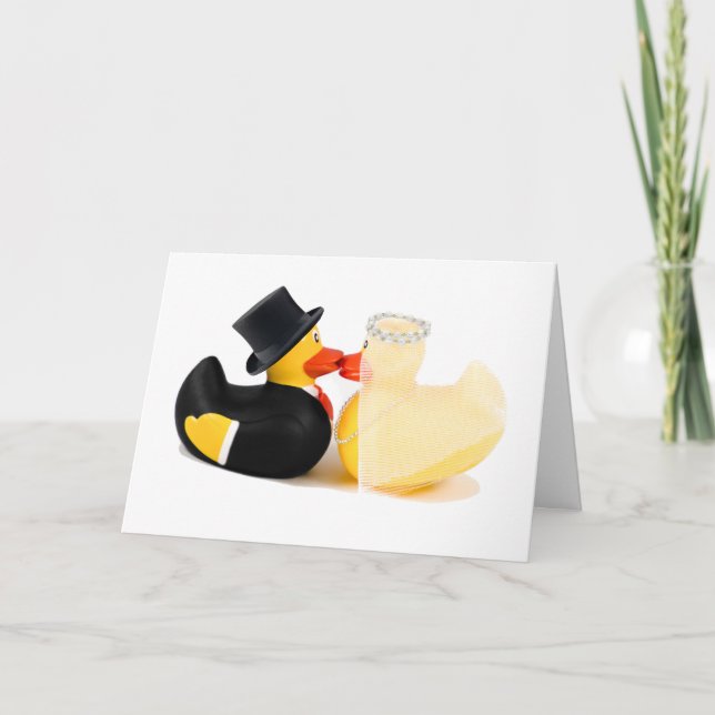 Wedding ducks 2 card (Front)