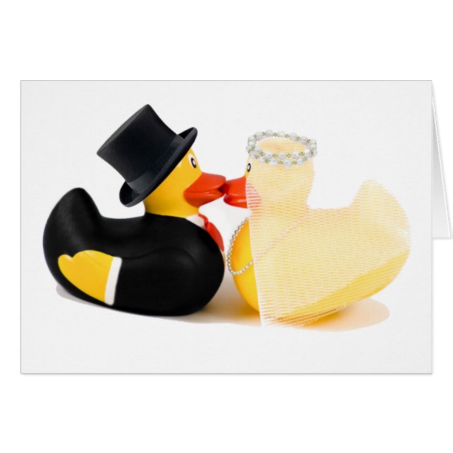 Wedding ducks 2 cards (Front Horizontal)