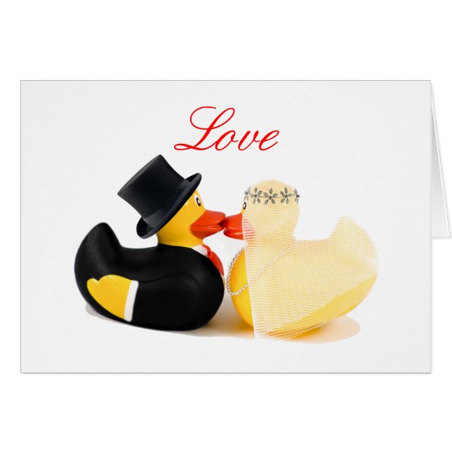 Wedding ducks 3 cards (Front Horizontal)