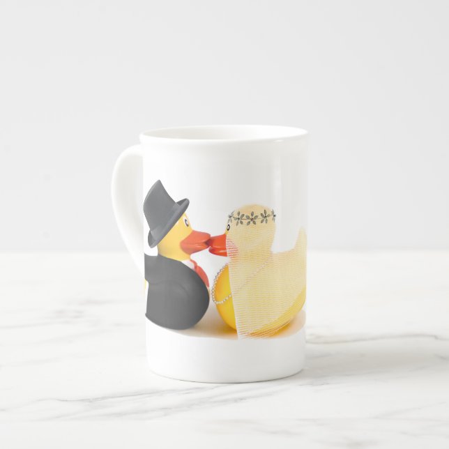 Wedding ducks 3 ...  ceramic mugs (Front Left)