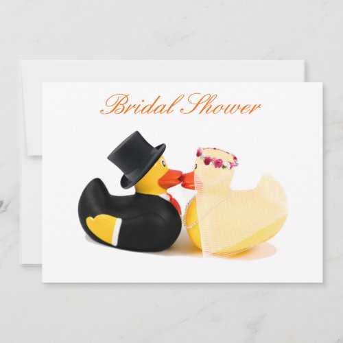 Wedding ducks 4 _ Bridal Shower Invitation