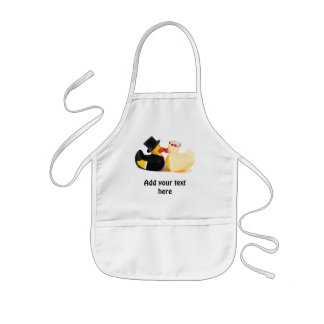 Wedding ducks 4 kids' apron