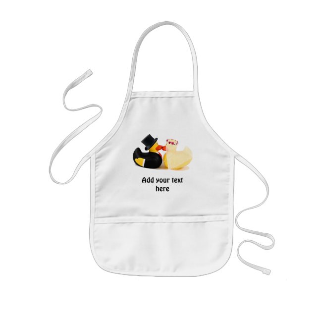 Wedding ducks 4 kids' apron (Front)