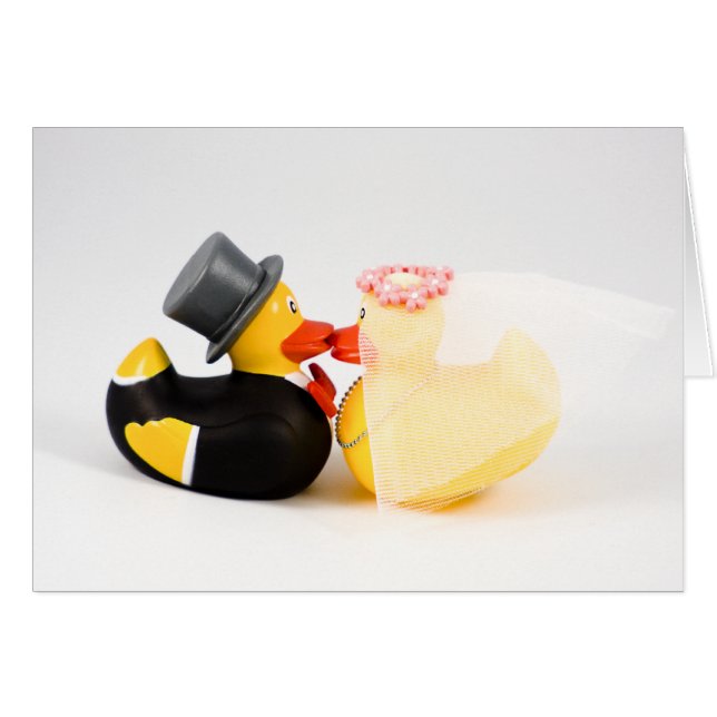 Wedding ducks cards (Front Horizontal)