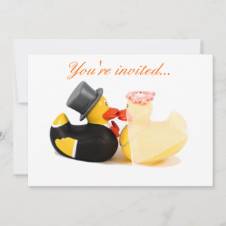Wedding ducks - Wedding Invitation