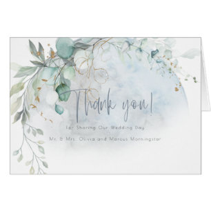Wedding   Dusty Blue Over the Moon in Love Cards