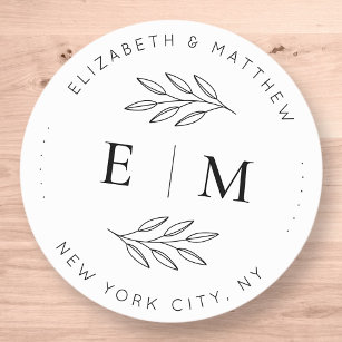 Stylish Name Sticker, Zazzle