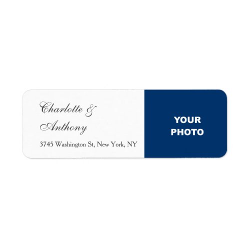 Wedding Elegant Creative Add Your Photo Image Logo Label