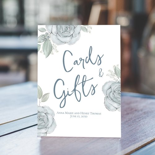 Wedding Elegant Floral Calligraphy Cards and Gifts