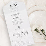 Wedding Elegant Modern Simple Chic Foliage QR Code<br><div class="desc">Composed of  cursive script and serif typography. These elements are modern,  simple,  and chic.

This is designed by White Paper Birch Co. exclusive for Zazzle.

Available here:
http://www.zazzle.com/store/whitepaperbirch</div>