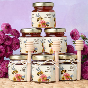 Wedding Elegant Romantic Engagement Gifts Bridal  Honey Jar Favors