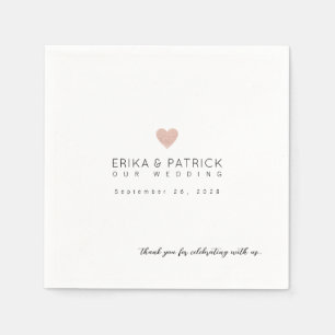 Wedding Elegantly Designed Romantic Napkins