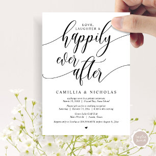 Wedding Elopement, Happily Ever After Party Invitation