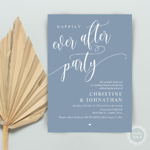 Wedding Elopement, Happily Ever After Party  Invitation