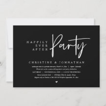 Wedding Elopement, Happily Ever After Party
