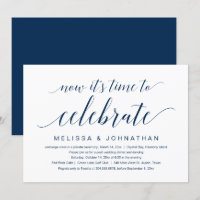 Wedding Elopement, Now it's time to celebrate Invi