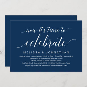 Wedding Elopement, Now it's time to celebrate Invitation