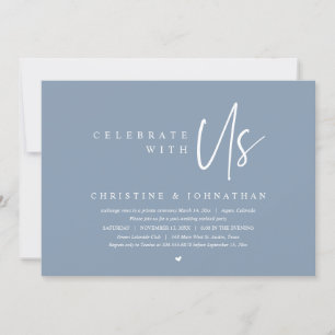 Wedding Elopement Party, Celebrate with us Invitation