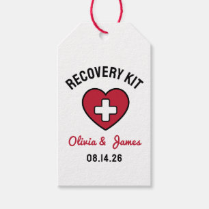 Wedding Emergency Survival Hangover Recovery Kit Gift Tags