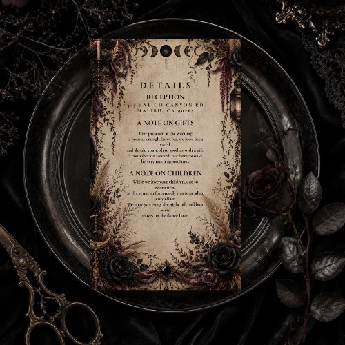 Wedding Enclosure Card