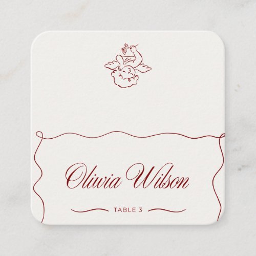 Wedding Enclosure Cards – Elegant Personalized