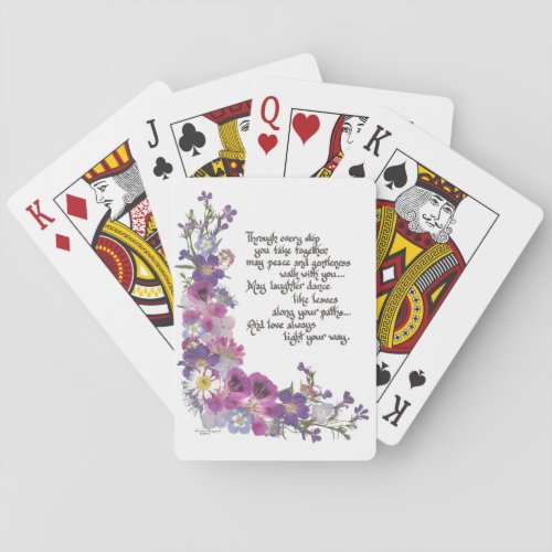 Wedding engagement anniversary gifts poker cards