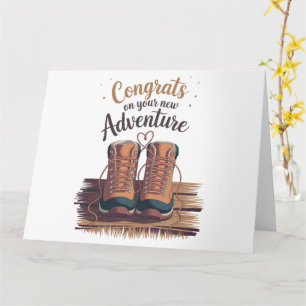 Wedding Engagement Congrats On Your New Adventure  Card