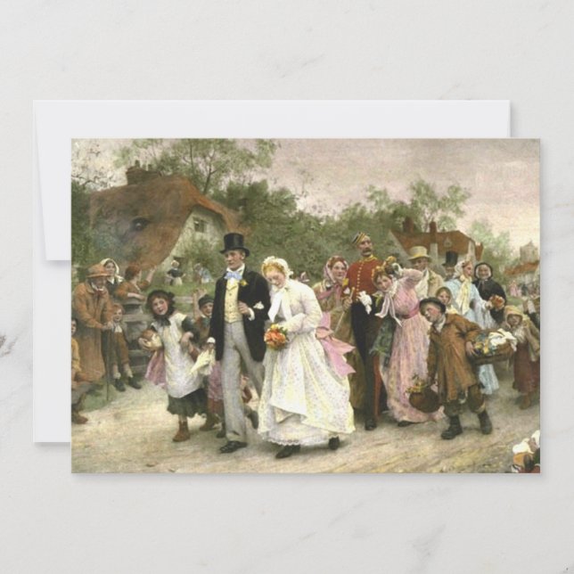 Wedding, engagement or bridal shower invitations (Front)