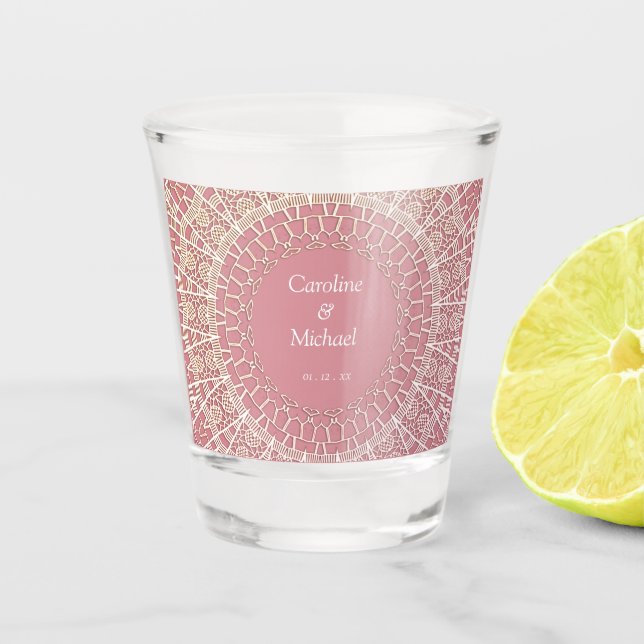 Wedding Engagement Party Favor Fun Shot Glass (Front)